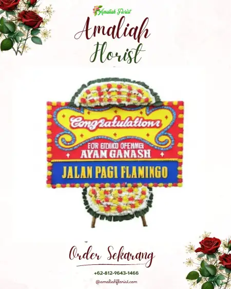Sewa Papan Bunga Singkalan